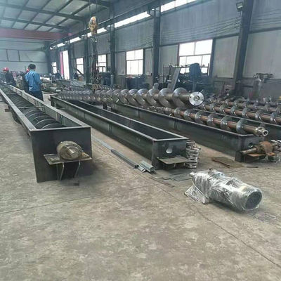 U Transportband van de Trogsus304 de Industriële Schroef voor het Verpletterde Korrelmodder Vervoeren