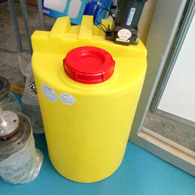200L PE het Vlakke Bodem Plastic het Mengen zich Doseren van Emmerpam dissolving sewage treatment reagent