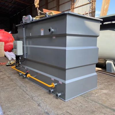 Roestvrij staal Horizontale Stroom DAF Dissolved Air Flotation Machine Geïntegreerde 50m3/H