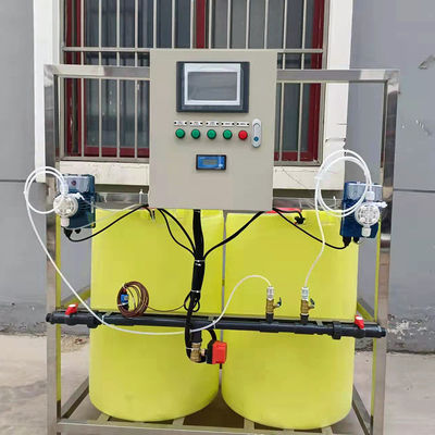 1000L/H PE het Langzame de Versie van Pac Pam Flocculant Automatic Dosing Machine Oplossen