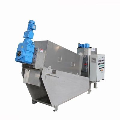 15m3/H spiraalvormig van de het voedselfabriek van de modder ontwaterend machine de modder ontwaterend materiaal