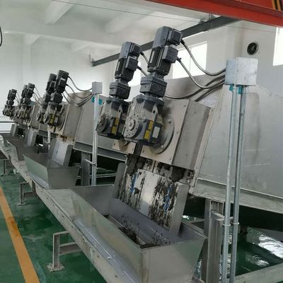15m3/H spiraalvormig van de het voedselfabriek van de modder ontwaterend machine de modder ontwaterend materiaal