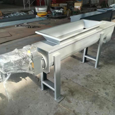 shaftless de schroeftransportband 304 van 10t/h roestvrij staalmodder en sintel die materiaal vervoeren