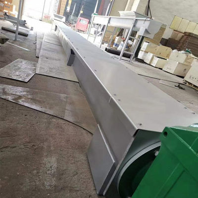 shaftless de schroeftransportband 304 van 10t/h roestvrij staalmodder en sintel die materiaal vervoeren
