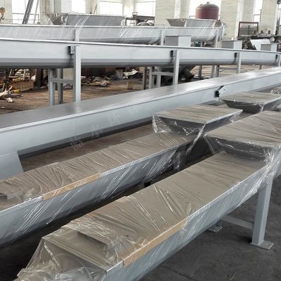 shaftless de schroeftransportband 304 van 10t/h roestvrij staalmodder en sintel die materiaal vervoeren