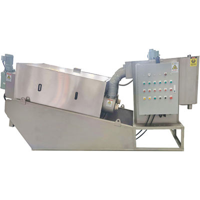 20m3/H het spiraalvormige van de het Landbouwbedrijfmest van de Modder Ontwaterende Machine Materiaal van de de Modderbehandeling