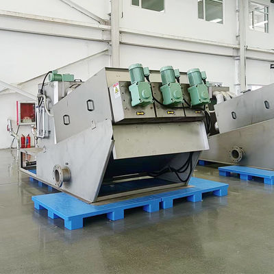 20m3/H het spiraalvormige van de het Landbouwbedrijfmest van de Modder Ontwaterende Machine Materiaal van de de Modderbehandeling