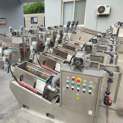 Varken en Kippen van de de Persmodder van de Mestschroef de Ontwaterende Geïntegreerde Machine