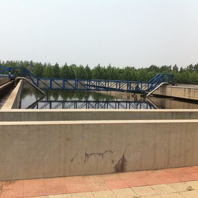 Roestvrijstalen reizende modderschraper horizontaal voor rioolwaterzuivering