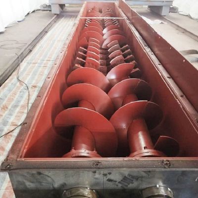 304 roestvrijstalen slibschroeftransporteur U-vormig