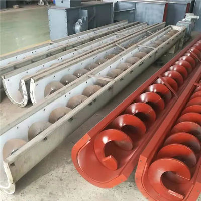 Roestvrijstalen asloze pelletschroeftransporteur Cement Spiraalvijzel