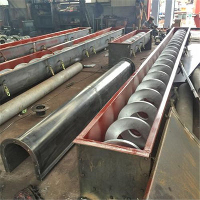 Dubbele de Schroeftransportband 1000mm van het Schacht Horizontale Roestvrije staal voor Kolenindustrie