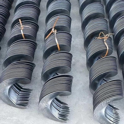 Dubbele de Schroeftransportband 1000mm van het Schacht Horizontale Roestvrije staal voor Kolenindustrie