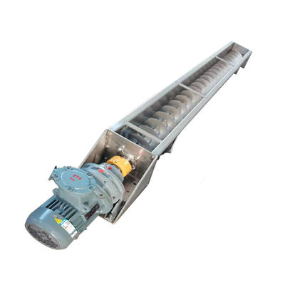 304 van de de Schroeftransportband van roestvrij staal U-vormige Shaftless Machine 1~20m lengte