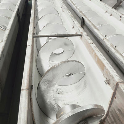 304 van de de Schroeftransportband van roestvrij staal U-vormige Shaftless Machine 1~20m lengte