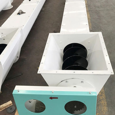 140m Shaftless de Transportband van de de Avegaarschroef van de Schroeftransportband voor de Modder van het Olieafval het Vervoeren