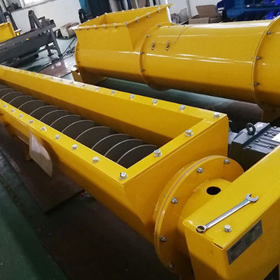 140m Shaftless de Transportband van de de Avegaarschroef van de Schroeftransportband voor de Modder van het Olieafval het Vervoeren
