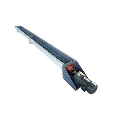 1~100m Lengte Geautomatiseerde de Schroeftransportband van Koolstofstaalshaftless voor het Poeder van de Cementkorrel