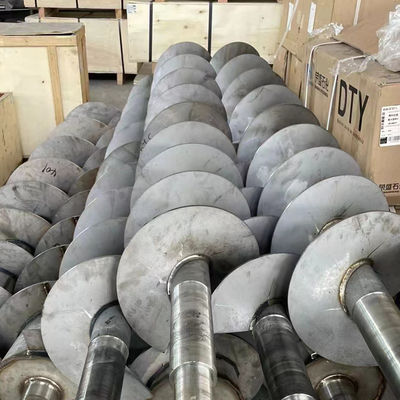 Slag Sprial 304 roestvrij schroefconveyor van koolstofstaal voor cement