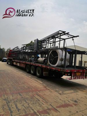 De draagbare Transportband van de Afvalverwijdering, 500mm de Machine van de Schroeftransportband