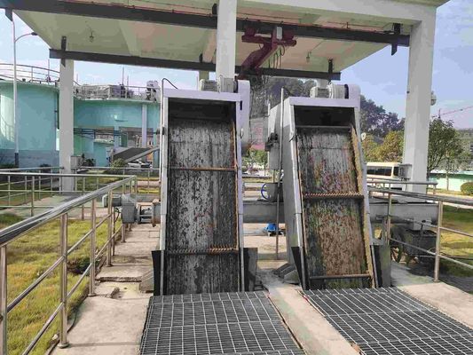 1500mm Mechanische Roterende de Vaste-vloeibare stofseparator van het Barscherm