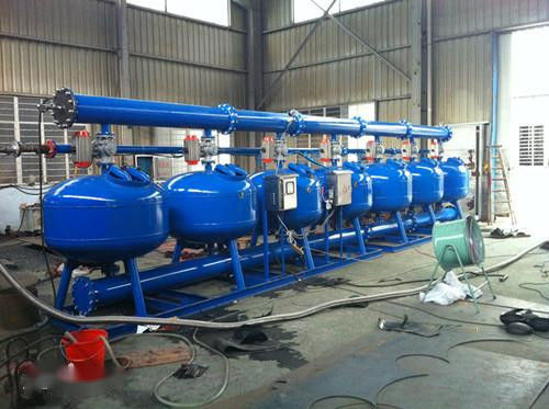 Industriële koolstofstaal zandfiltratiesysteem