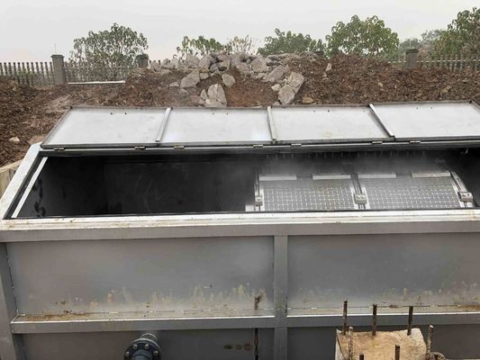 De Filtratiesysteem van het roestvrij staalafvalwater, Witte Roterende Trommelfilter