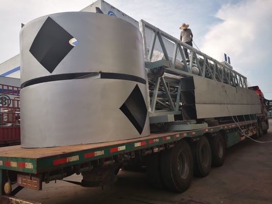 Half de Schrapersysteem van de Brugmodder met Secundaire Sedimentatietanks