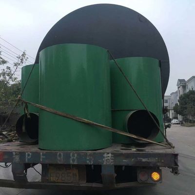 ISO9001 het Materiaal van de waterzuiveringsinstallatie, de Tank van de het Waterfilter van Ernstvalveless