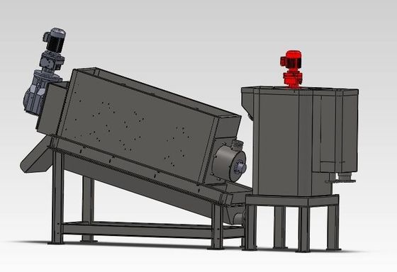 100mm Gestapelde Schroefmodder het Ontwateren Machine Industriële Rang