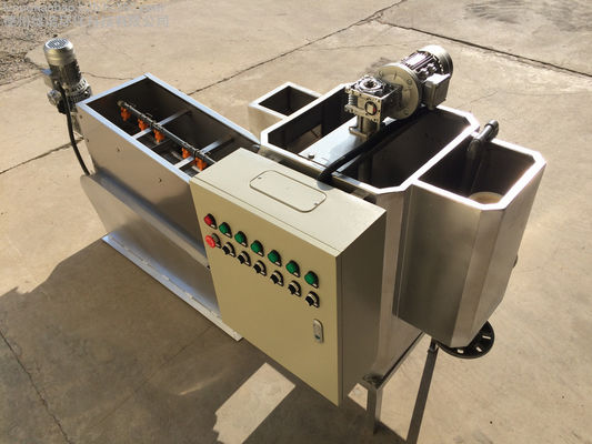 100mm Gestapelde Schroefmodder het Ontwateren Machine Industriële Rang