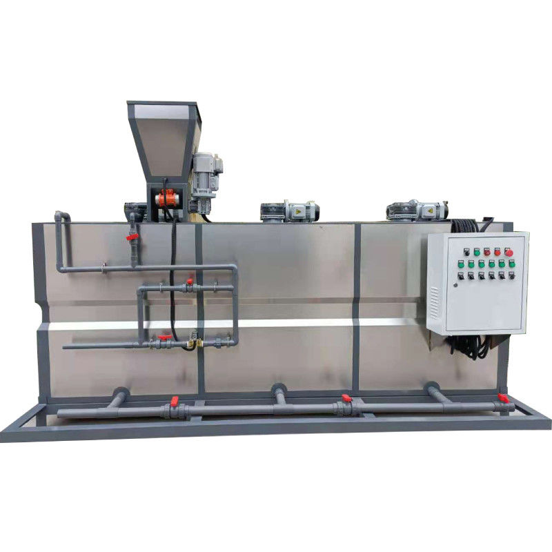 500L/H drie Doos Geïntegreerde PAM Dry Powder Automatic Dosing-Apparatenbehandeling van afvalwater