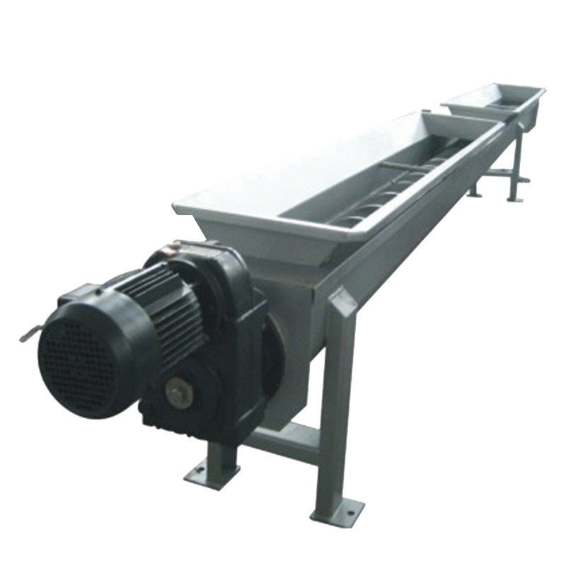 De u-vormige Transportband van de Schroefriem Shaftless voor de Modderkoolstof Ash Concrete van de Mortierkorrel