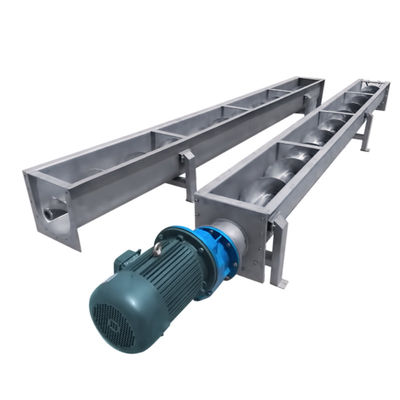 U Transportband van de Trogsus304 de Industriële Schroef voor het Verpletterde Korrelmodder Vervoeren