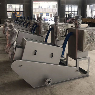 De Modder Ontwaterende Machine van Volute van de schroefpers voor Rioleringswaterzuiveringsinstallatie