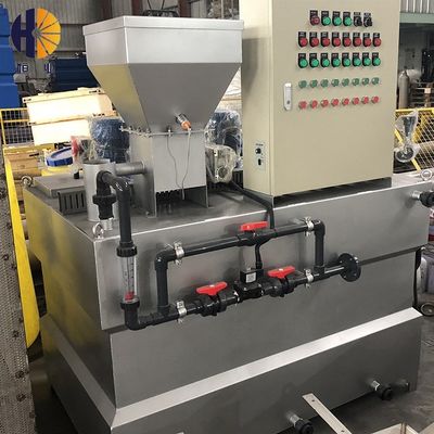 SS304 de automatische Waterzuiveringsinstallatie van PAM Integrated Dosing System 1000l/H