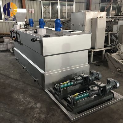SS304 de automatische Waterzuiveringsinstallatie van PAM Integrated Dosing System 1000l/H