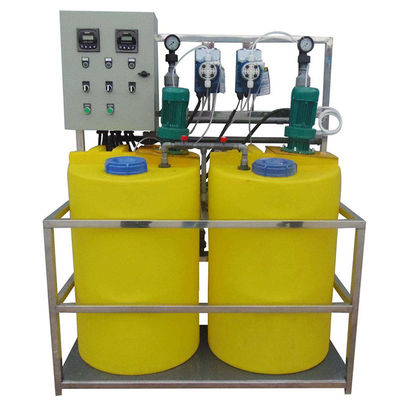 1000L/H PE het Langzame de Versie van Pac Pam Flocculant Automatic Dosing Machine Oplossen