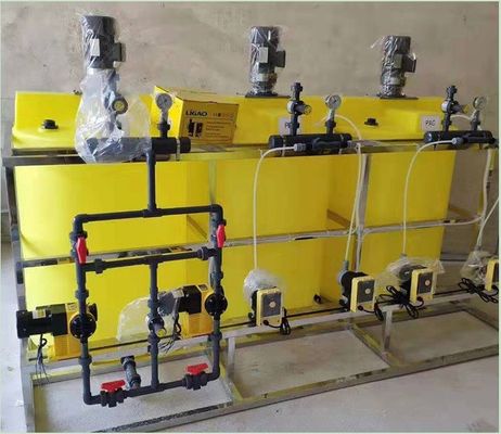 1000L/H PE het Langzame de Versie van Pac Pam Flocculant Automatic Dosing Machine Oplossen