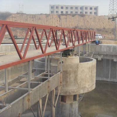304 roestvrij staal Opgeschorte Center Drive-de Behandelings van afvalwatermachine van de Modderschraper