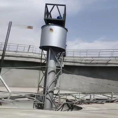 304 roestvrij staal Opgeschorte Center Drive-de Behandelings van afvalwatermachine van de Modderschraper