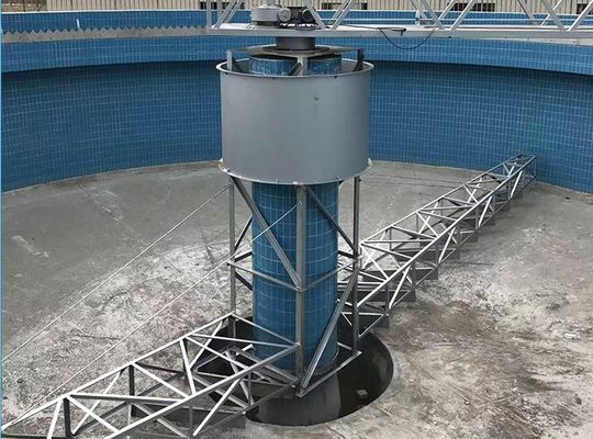 304 roestvrij staal Opgeschorte Center Drive-de Behandelings van afvalwatermachine van de Modderschraper