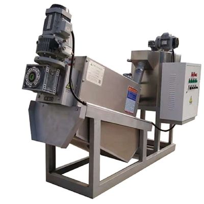 10m3/H van de de Filtratieconcentratie van de modder Ontwaterende Machine van de de Persvaste-vloeibare stof Geïntegreerde de Schroefstapelaar Scheiding