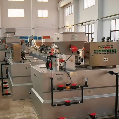 2000L/H PAM Automatic Dosing System Chloride-Flocculant Zuur Basis het Doseren Materiaal