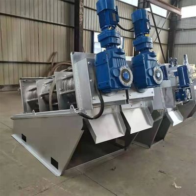 15m3/H spiraalvormig van de het voedselfabriek van de modder ontwaterend machine de modder ontwaterend materiaal