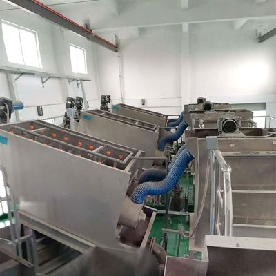 15m3/H spiraalvormig van de het voedselfabriek van de modder ontwaterend machine de modder ontwaterend materiaal