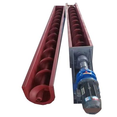 3m3/h u-type van het de transportbandvoer van de koolstofstaal de shaftless schroef van de de modderschacht spiraalvormige transportband