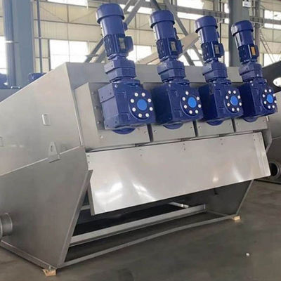 Industriële Volute-Modder Ontwaterende Machine voor Gevogelte Duck Pig Fecal