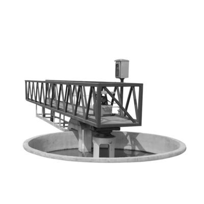 Van de de Aandrijvingsmodder van de roestvrij staal de Halve Brug Perifere Tank van de de Schrapersedimentatie