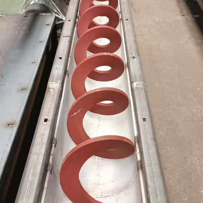 Van de de Modderschroef van het mangaanstaal van de Transportbandshaftless de Spiraalvormige Transportband voor Zand Droog Poeder